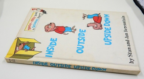 Inside Outside Upside Down Berenstain Bears 1968 Hardcover First Edition - Picture 2 of 12